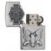 ISQUEIRO ZIPPO HARLEY-DAVIDSON BRUSHED CHROME WING